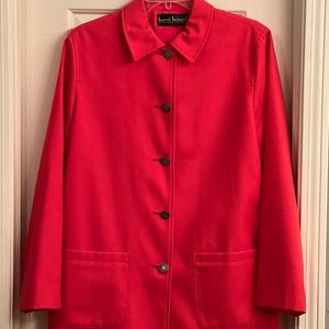 Ladies Harve Bernard by Benard Holtzman coral blazer